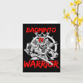 Badminton Warrior Racket Shuttle Sports Game Karte (Gelbe Blume)