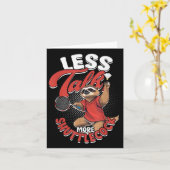 Badminton Weniger Talk Mehr Shuttle Karte (Gelbe Blume)