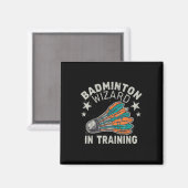Badminton Wizard for Training Shuttle Sport Ball S Magnet (Vorderseite/Rückseite)