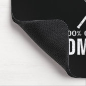 Badminton-Wochenende-Vorhersage Lustiger Badminton Mousepad (Ecke)