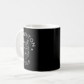 Badminton-Wolf-Spieler-Schläger-Shuttle-Sport Kaffeetasse (Vorderseite Links)