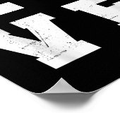 Badminton Womens Mens Badminton Player Shuttle Poster (Ecke)
