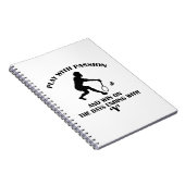 Badmintonentwürfe Notizblock (Rechte Seite)