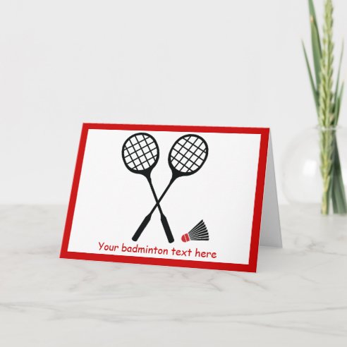 Badminton Karten | Zazzle.de