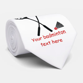 Badmintongeschenke, Schläger und shuttlecock Krawatte