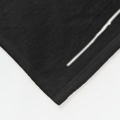 Badmintonist-Sketch Fleecedecke (Ecke)