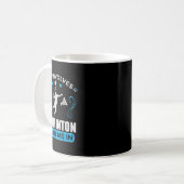 Badmintonliebhaber - Badmintonspieler  Kaffeetasse (Vorderseite Links)