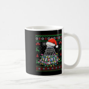 Badmintonliebhaber Weihnachts-Shuttle Santa Hut Lu Kaffeetasse