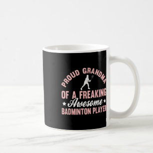 Badmintonspieler-Shuttle-Oma Kaffeetasse