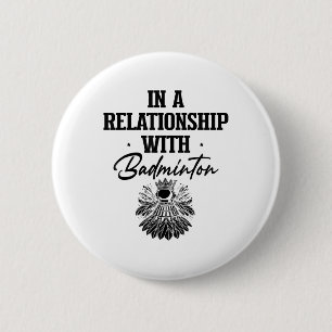 Badmintonspieler-Shuttle-Racket Erhalten  Button