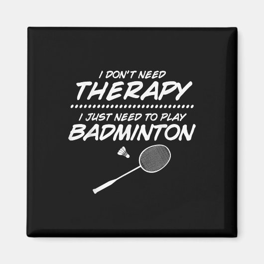 Badmintonspieler Shuttlecock Badminton Schläger Magnet (Vorne)