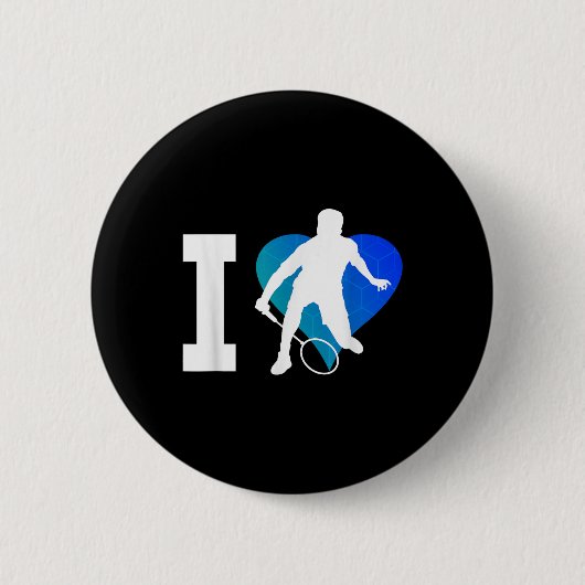 Badmintonspieler Squash Herren Shuttlecock Badmint Button (Vorderseite)
