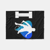 Badmintonspieler Squash Herren Shuttlecock Badmint Fleecedecke (Vorderseite (Horizontal))