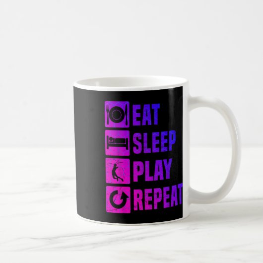 Badmintonspieler Squash Männer Badminton Shuttle Kaffeetasse (Rechts)