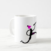 Badmintonstern Kaffeetasse (Vorderseite Links)