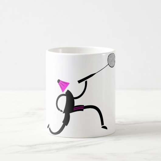 Badmintonstern Kaffeetasse (Mittel)