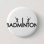 Badmintontextikone Button (Vorderseite)