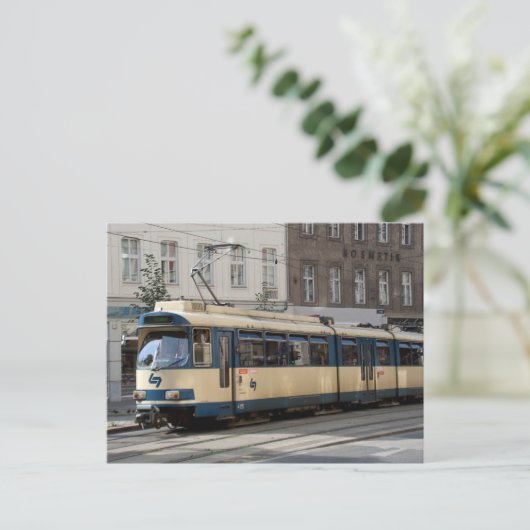 Badner Bahn Postkarte (Stehend Vorderseite)