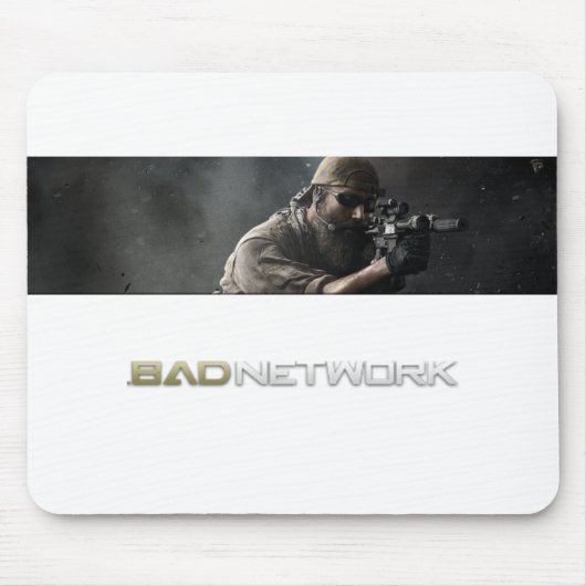 Badnetwork Mausunterlage Mousepad (Vorne)