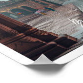 Badshahi Moschee Wilhelm Tell Poster (Ecke)