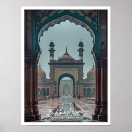Badshahi Moschee Wilhelm Tell Poster