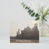 Badshahi Mosque Lahore Pakistan Postcard Postkarte (Stehend Vorderseite)