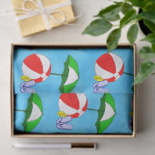 Badspielzeug für Beach Ball Sommermuster - Gewebe Seidenpapier (Geschenk)