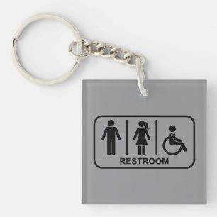 Badsymbol für alle Geschlechter Schlüsselanhänger