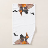 Badtuch-Set französischer Bulldoggen Halloweens Badhandtuch Set (Handtuch)