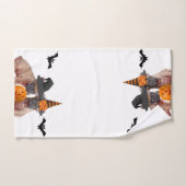 Badtuch-Set französischer Bulldoggen Halloweens Badhandtuch Set (Handtuch)