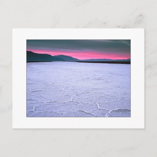 "Badwater -282 Fuß" Postkarte (Vorderseite)