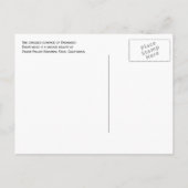 Badwater Basin Dearh Vatley NP, Kalifornien. Postkarte (Rückseite)