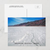 Badwater-Becken, Death Valley, Kalifornien, Postkarte (Vorne/Hinten)