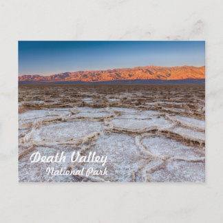 Badwater Salt Flat Sonnenaufgang im Todestal Postkarte