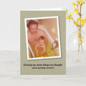 Badzeit Geburtstag - LUSTIG Karte (Gelbe Blume)