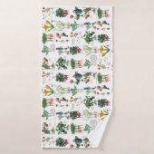 Badzeit nach Gartenarbeit. Badehandtuch (Badehandtuch)