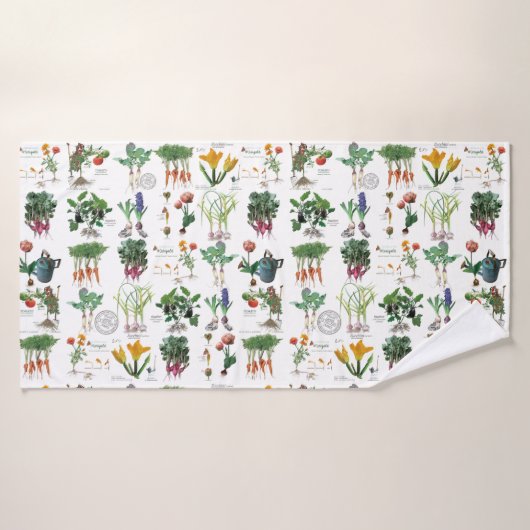 Badzeit nach Gartenarbeit. Badehandtuch (Badehandtuch)