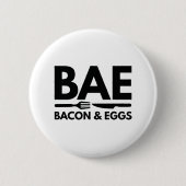 BAE Bacon und Eier Button (Vorderseite)