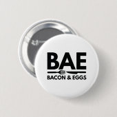 BAE Bacon und Eier Button (Vorne & Hinten)
