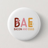 BAE Bacon und Eier Button (Vorderseite)
