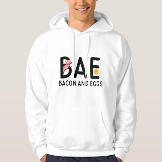 BAE Bacon und Eier Hoodie (Vorderseite)