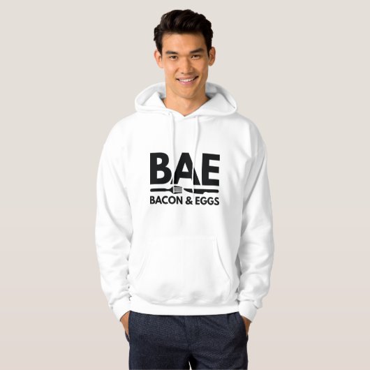 BAE Bacon und Eier Hoodie (Vorne ganz)