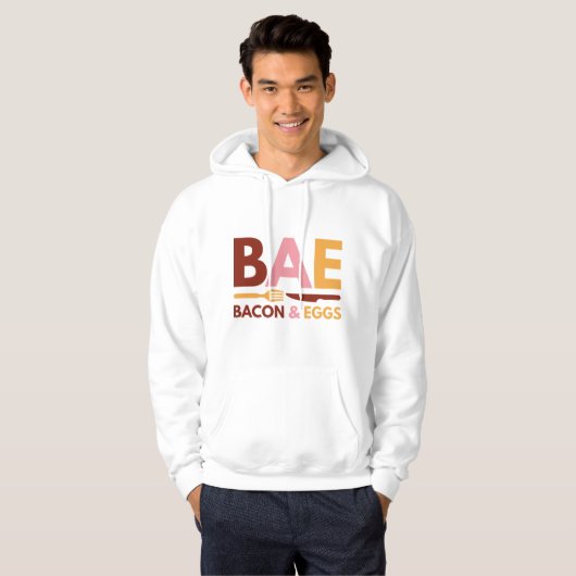 BAE Bacon und Eier Hoodie (Vorne ganz)