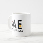 BAE Bacon und Eier Kaffeetasse (Vorderseite Links)