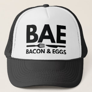 BAE Bacon und Eier Truckerkappe
