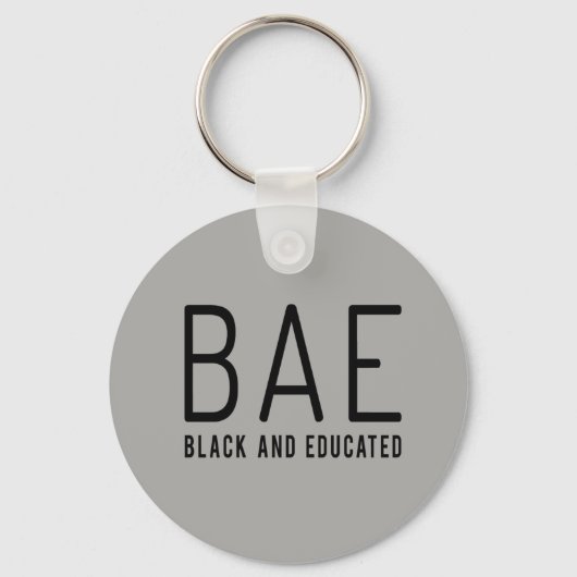 BAE Black und Educated Schlüsselanhänger (Vorderseite)