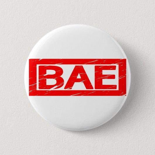 Bae-Briefmarke Button (Vorderseite)