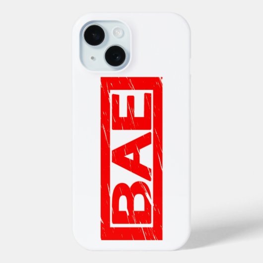 Bae-Briefmarke Case-Mate iPhone Hülle (Rückseite)