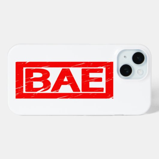 Bae-Briefmarke Case-Mate iPhone Hülle (Rückseite (Horizontal))