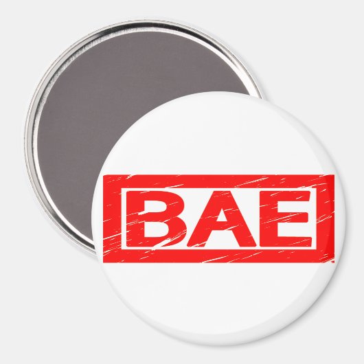 Bae-Briefmarke Magnet (Vorderseite/Rückseite)